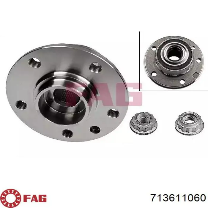 Купити 4M0598625 VAG Підшипник ступиці передньої