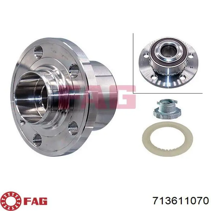 Маточина колеса передня FAG 713611070 ціна, від 48.98 USD