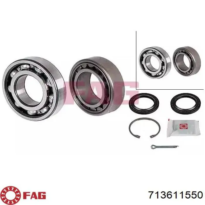 Підшипник маточини задньої InA-For INF100082 ціна, від 16.51 USD