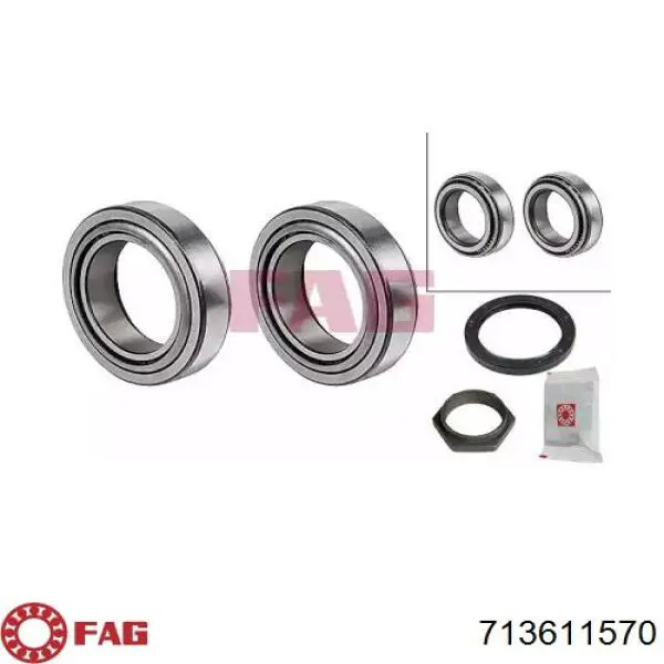 Купити 713611570 FAG Підшипник задньої ступиці