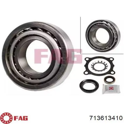 Підшипник маточини задньої FAG 713613410 ціна, від 24.40 USD