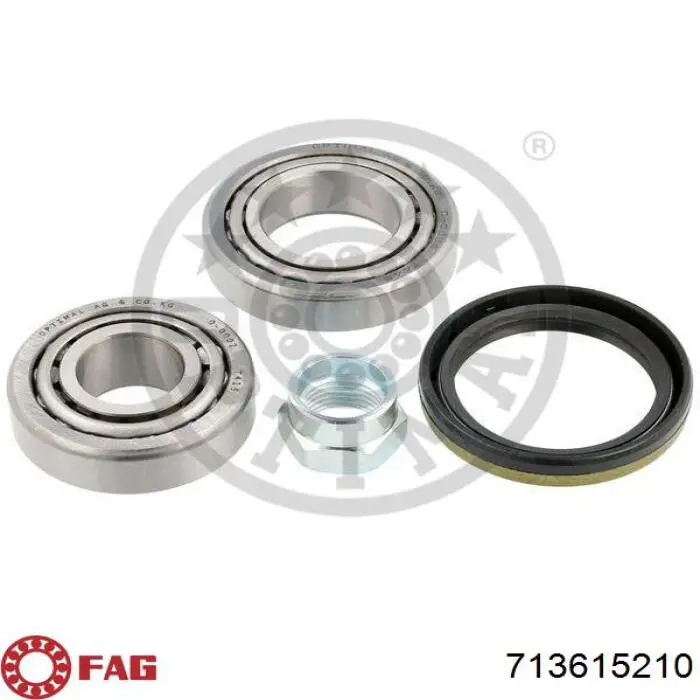 Підшипник задньої ступиці ADG08334 Blue Print