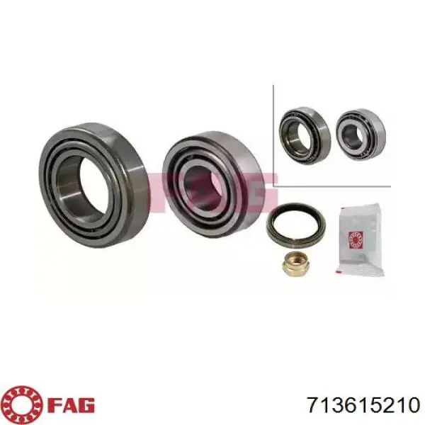 Задній підшипник Blue Print ADG08334