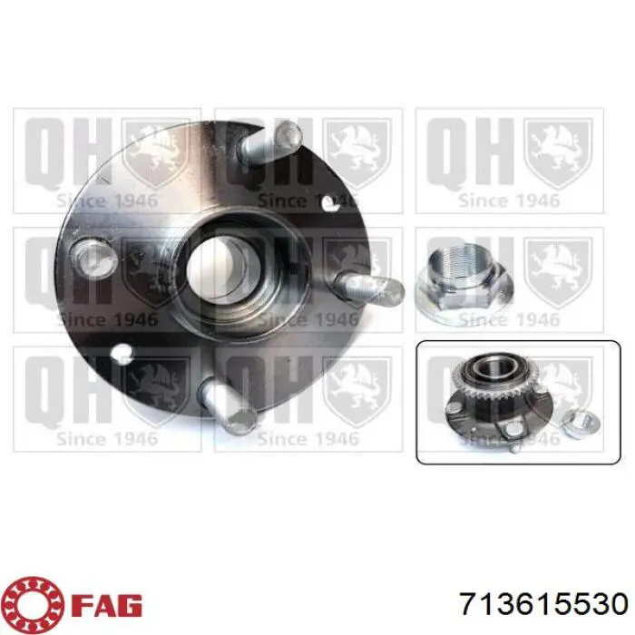 Маточини задніх коліс FAG 713615530 ціна, від 34.28 USD