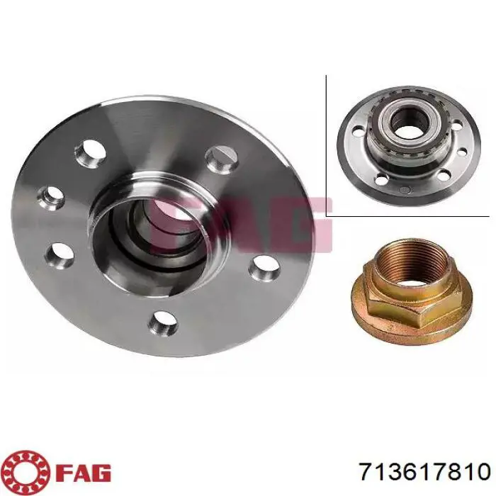 Маточини задніх коліс FAG 713617810 ціна, від 48.34 USD