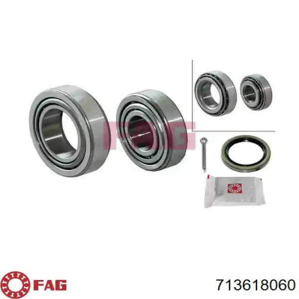 Купити 713618060 FAG Підшипник задньої ступиці