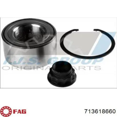 Комплект підшипник маточини передньої FAG 713618660 ціна, від 25.34 USD