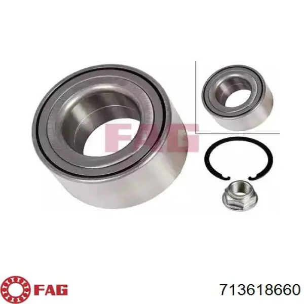 Купити 713618660 FAG Підшипник ступиці передньої