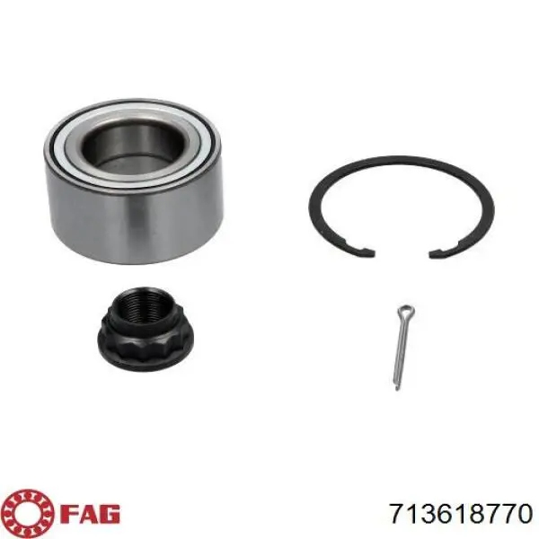 Комплект підшипник маточини передньої FAG 713618770 ціна, від 28.26 USD