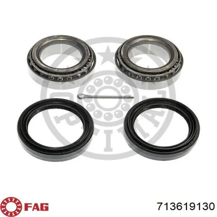 Комплект підшипник маточини передньої FAG 713619130 ціна, від 15.78 USD