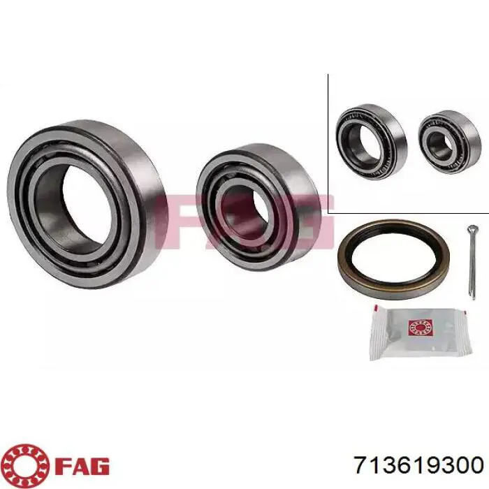 Купити 713619300 FAG Підшипник ступиці передньої