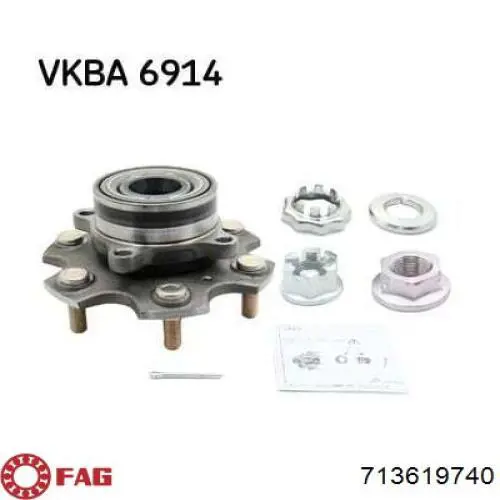 Купити 713619740 FAG Маточини передніх коліс