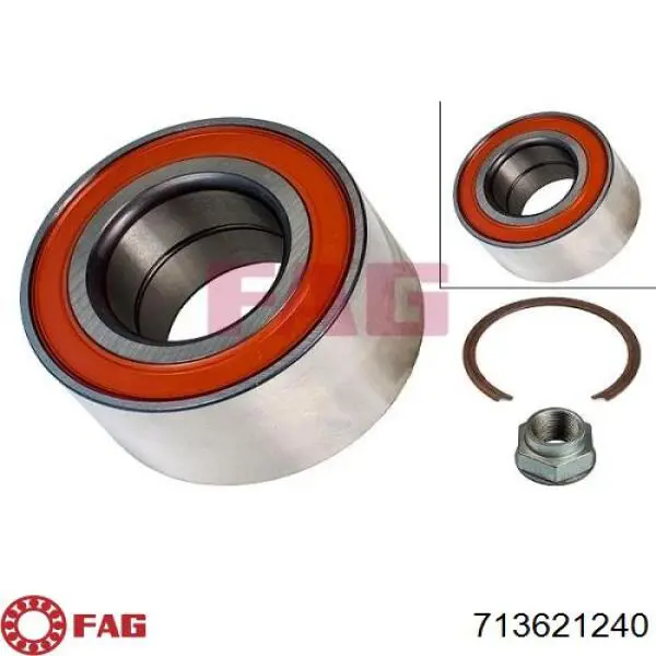 Комплект підшипник маточини передньої FAG 713621240 ціна, від 71.57 USD