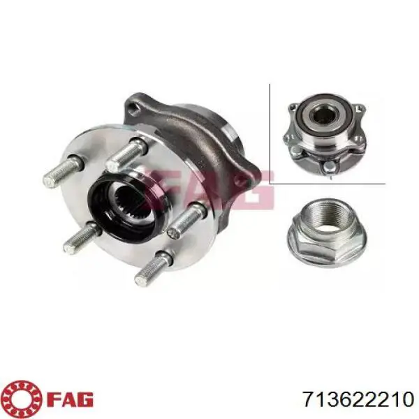 Маточини задніх коліс Ashika 4427017 ціна, від 90.62 USD
