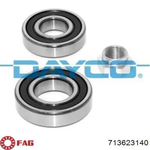Підшипник маточини задньої FAG 713623140 ціна, від 10.07 USD