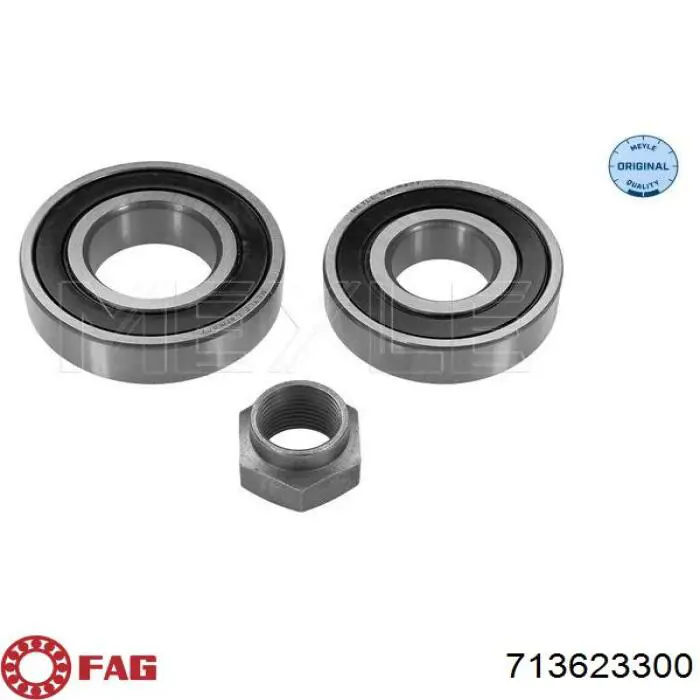 Підшипник маточини задньої FAG 713623300 ціна, від 6.14 USD