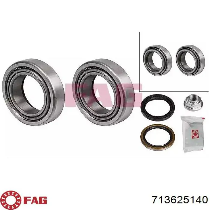 Купити 713625140 FAG Підшипник ступиці передньої