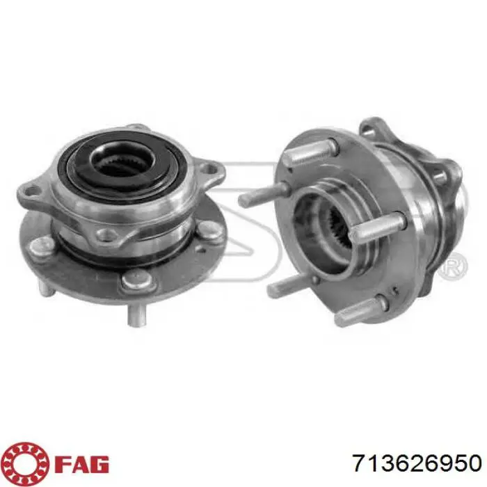 Маточина колеса передня Denckermann W413746 ціна, від 68.60 USD