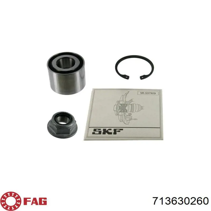 Підшипник задньої ступиці FC12180S04 SNR