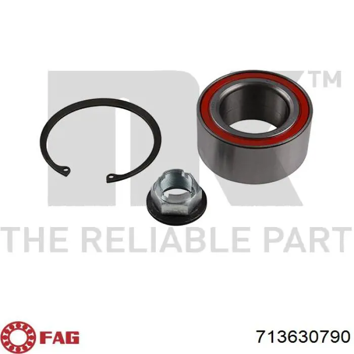 Комплект підшипник маточини передньої FAG 713630790 ціна, від 54.37 USD