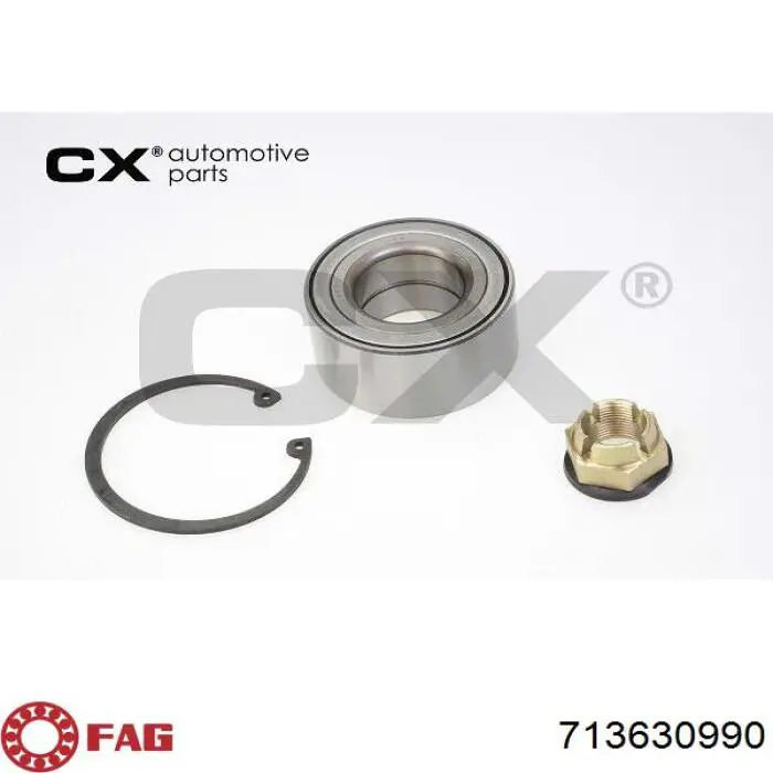 Комплект підшипник маточини передньої FAG 713630990 ціна, від 21.96 USD