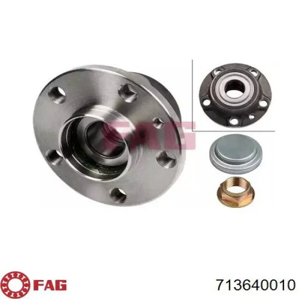 Купити W413328 Denckermann Підшипник ступиці колеса