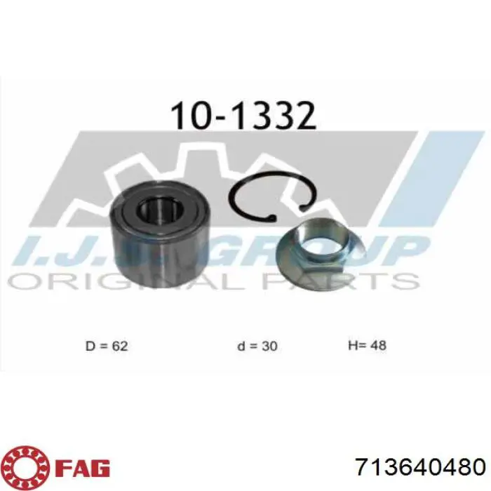 Купити KWD1022 Dayco Підшипник задньої ступиці
