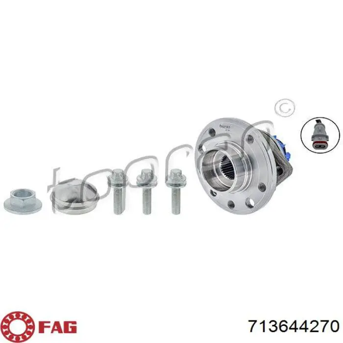Маточина колеса передня Opel 93178661 ціна, від 77.02 USD