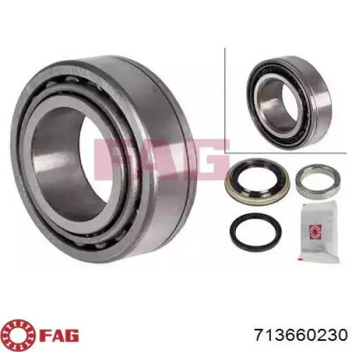 Купити 713660230 FAG Підшипник задньої ступиці