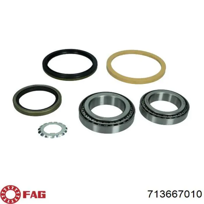 Комплект підшипник маточини передньої FAG 713667010 ціна, від 75.48 USD