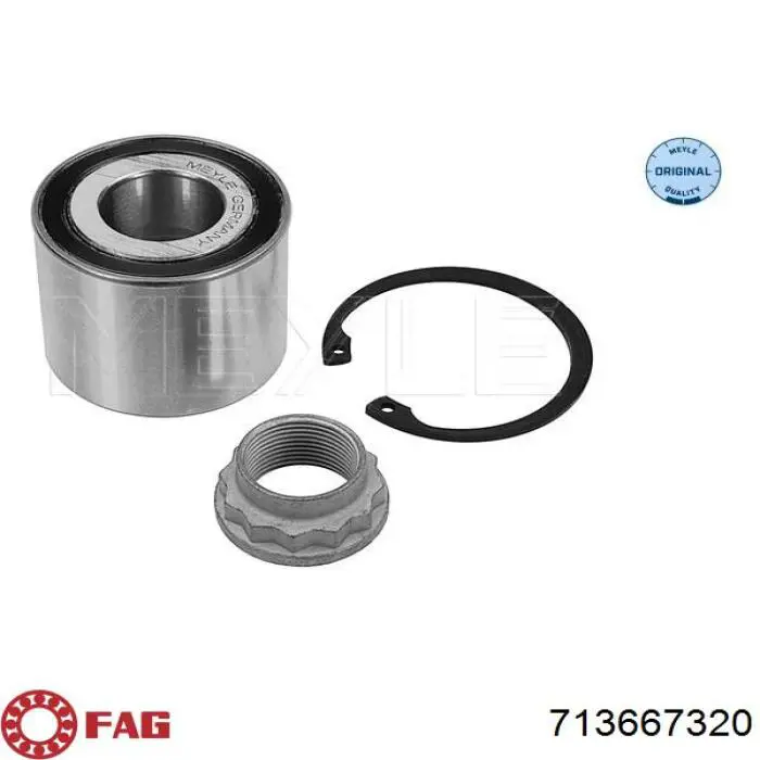 Купити 713667320 FAG Підшипник задньої ступиці
