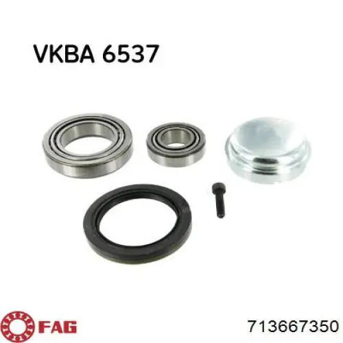 Комплект підшипник маточини передньої FAG 713667350 ціна, від 31.94 USD