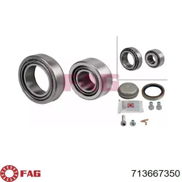 Купити 713667350 FAG Підшипник ступиці передньої
