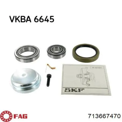 Підшипник ступиці 713667470 FAG