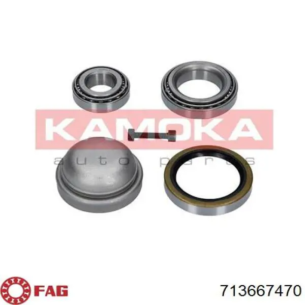 Комплект підшипник маточини передньої FAG 713667470 ціна, від 19.95 USD