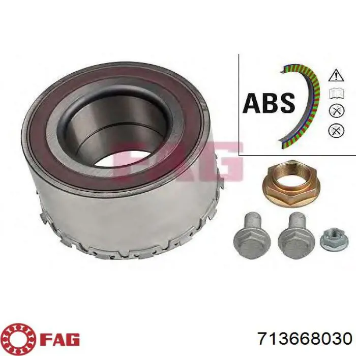 Підшипник ступиці A9063304620 Mercedes