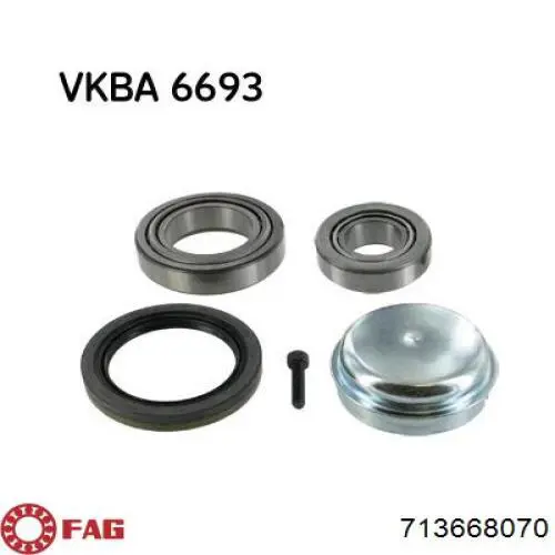 Купити 713668070 FAG Підшипник ступиці передньої