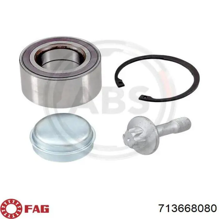 Комплект підшипник маточини передньої QUINTON HAZELL QWB1676 ціна, від 33.32 USD