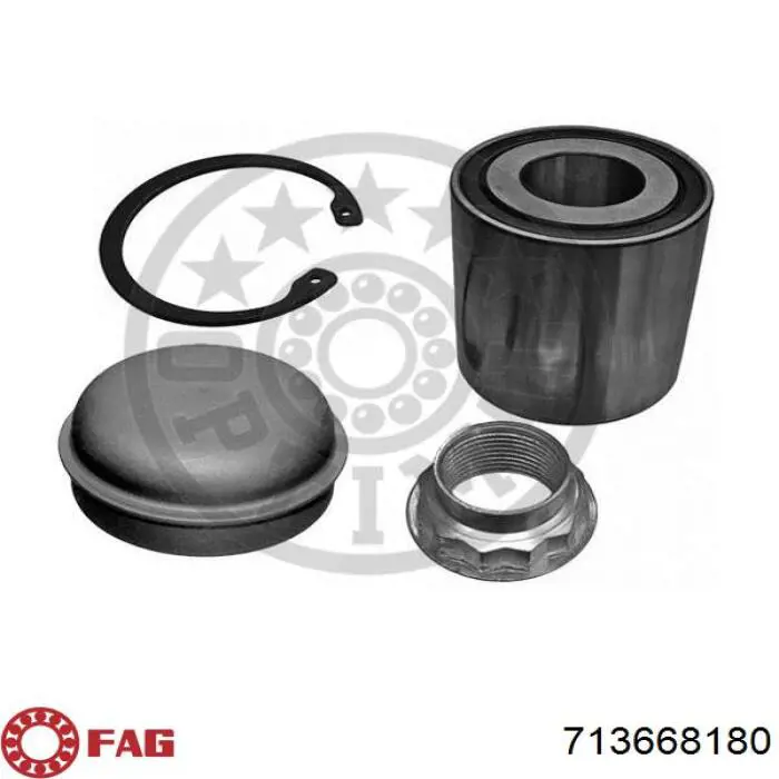 Підшипник задньої ступиці A1689810727 Mercedes