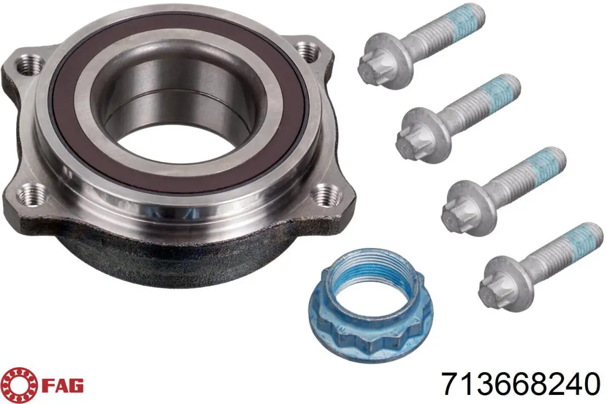 Підшипник маточини задньої FAG 713668240 ціна, від 71.11 USD