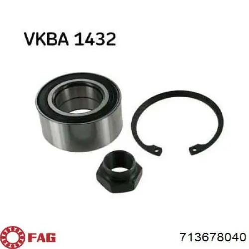 Купити 713678040 FAG Підшипник ступиці передньої
