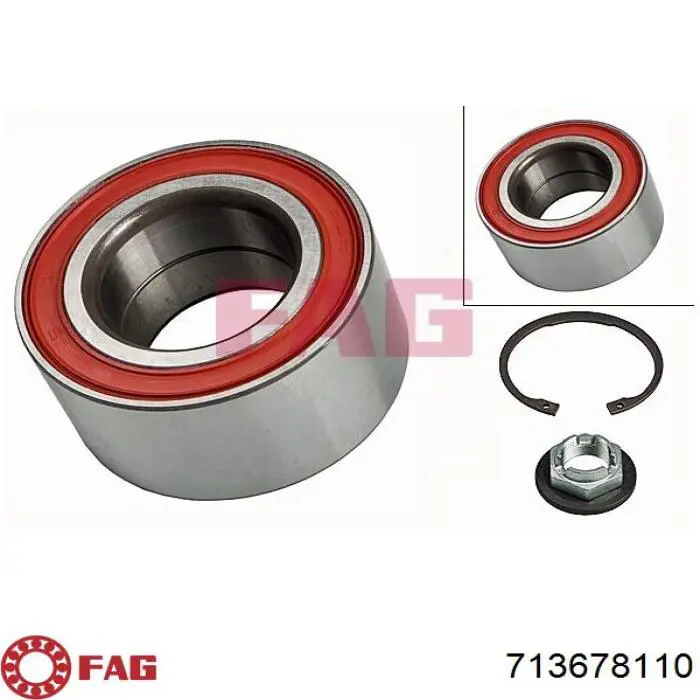Комплект підшипник маточини передньої SNR R17043 ціна, від 16.44 USD