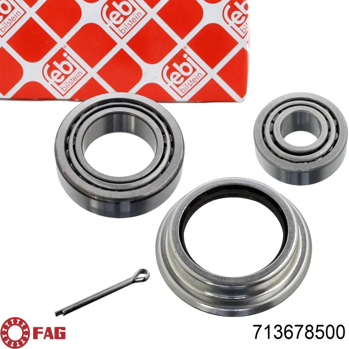 Комплект підшипник маточини передньої Ford 92VB1215AA ціна, від 11.52 USD