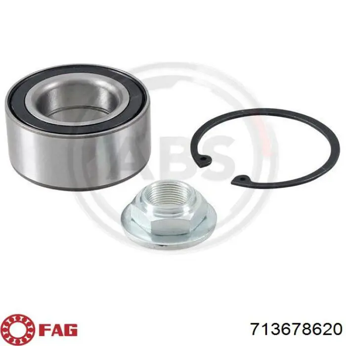 Комплект підшипник маточини передньої ABS 201452 ціна, від 18.78 USD