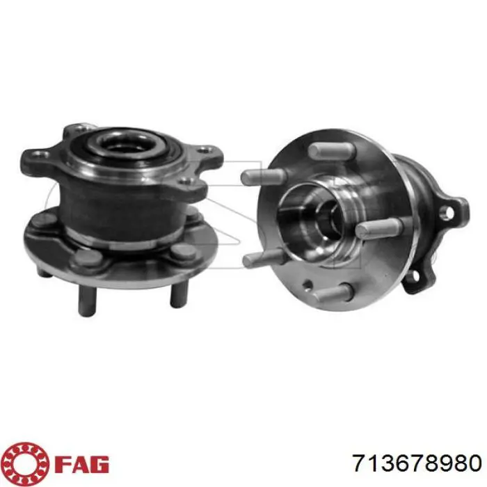 1530772 Ford Підшипник ступиці задньої