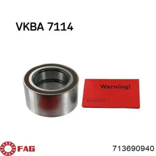 Комплект підшипник маточини передньої FAG 713690940 ціна, від 61.44 USD