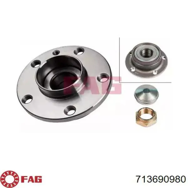 Маточини задніх коліс Fiat/Alfa/Lancia 51810086 ціна, від 37.05 USD