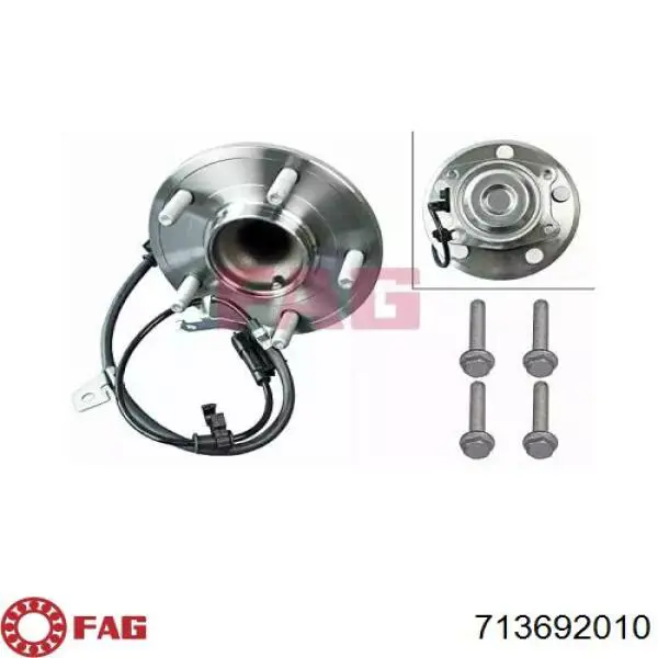 Маточина задня ліва Chrysler 4779797AB ціна, від 70.46 USD