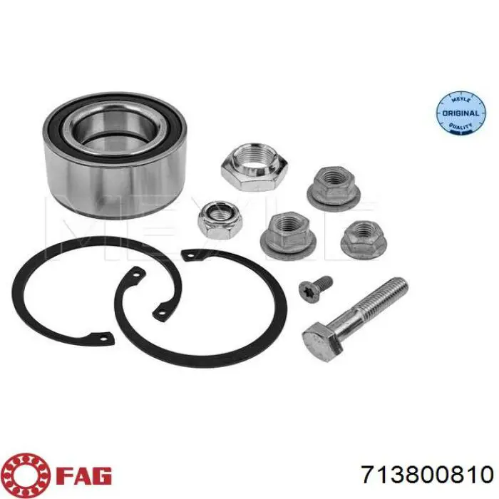 Комплект підшипник маточини передньої FAG 713800810 ціна, від 14.81 USD