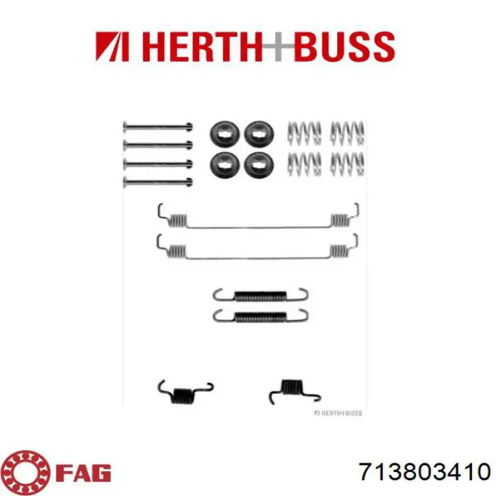 Купити 713803410 FAG Підшипник задньої ступиці